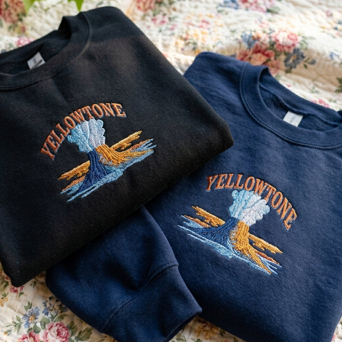 Yellowstone Embroidered Sweater – Trendy Comfort