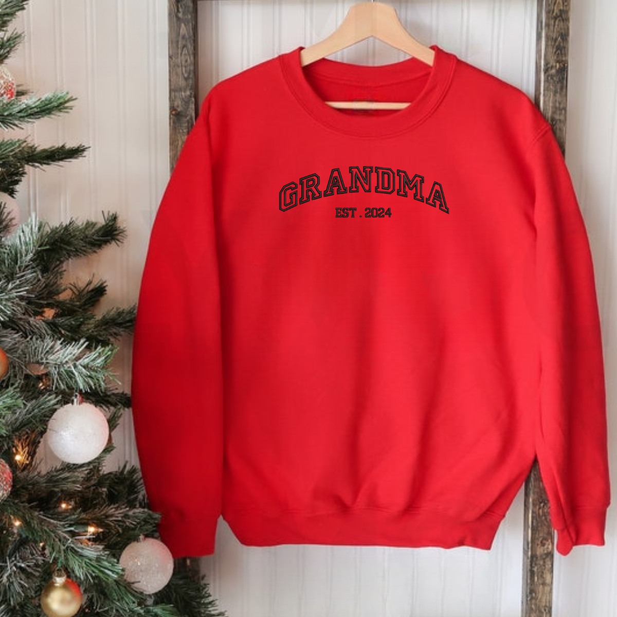 Custom Grandma Sweatshirt With Date