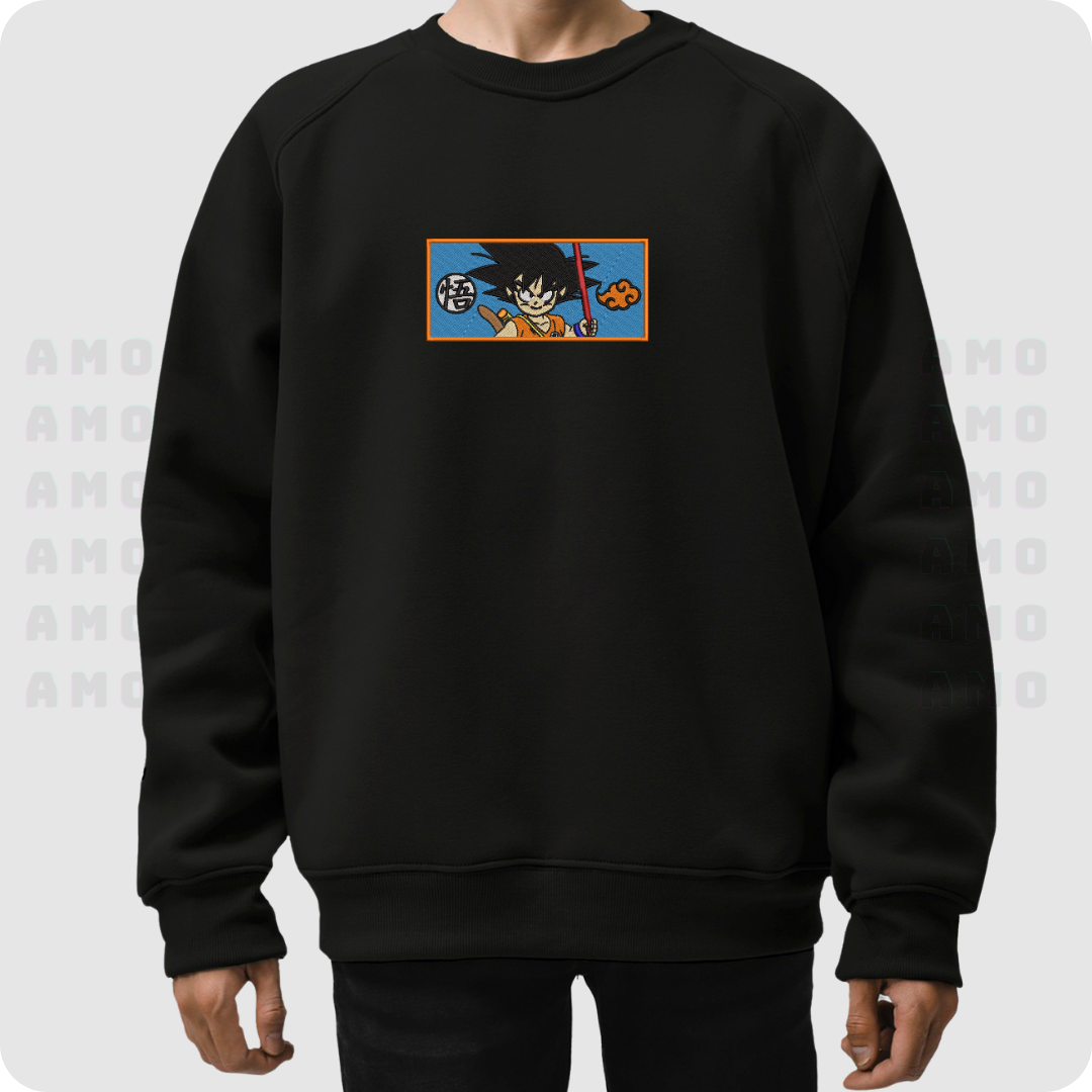 Goku Dragon Ball Embroidered Sweater