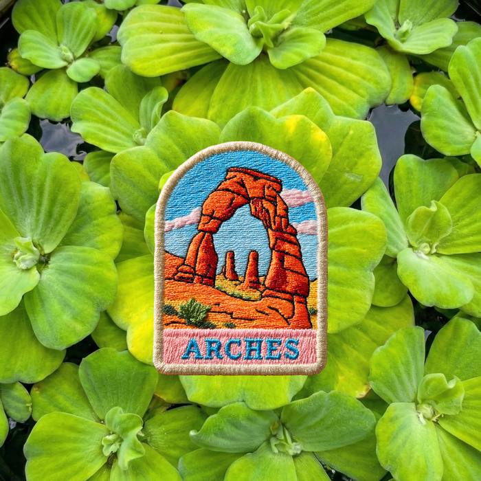 Arches National Park Embroidery Patch – 3 Inch Desert Arch Travel Souvenir Badge