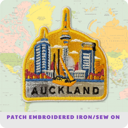Auckland, New Zealand Travel Embroidered Patch