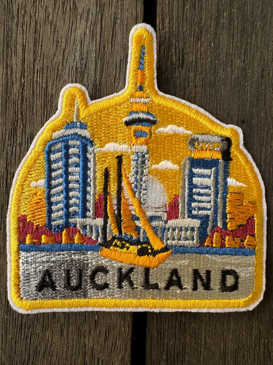 Auckland, New Zealand Travel Embroidered Patch