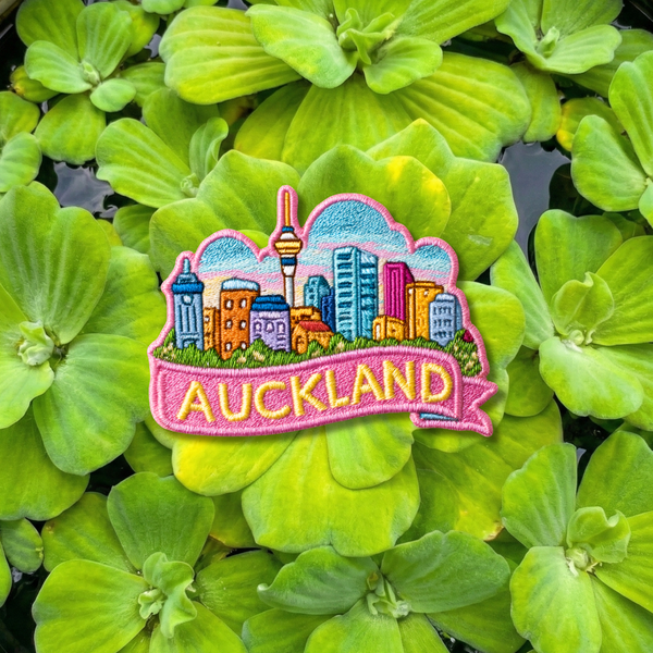 Auckland Embroidery Patch – 3 Inch Skyline Travel Souvenir Badge