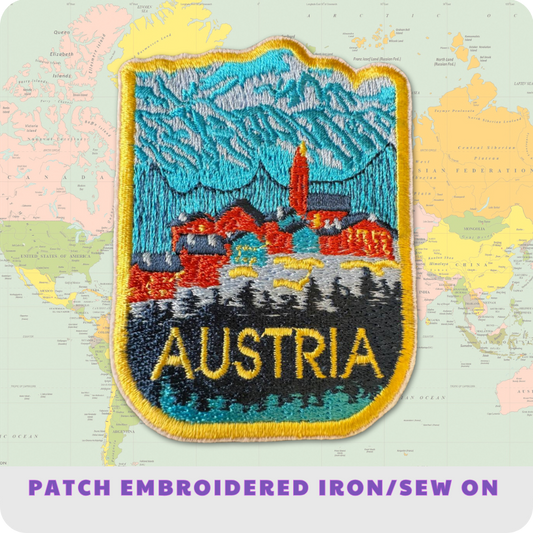 Austria Travel Embroidered Patch
