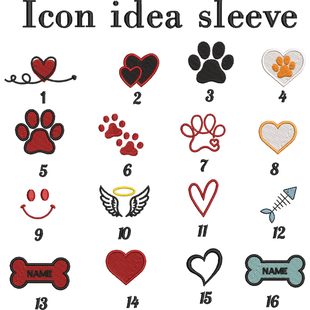 Custom Pet Embroidered Sweatshirt | Personalized Cat & Dog Portrait Sweater