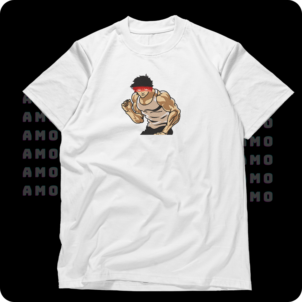 Baki the Grappler embroidered T-shirt