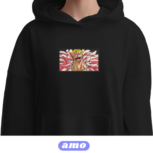 Donquixote Doflamingo One Piece Embroidered Hoodie