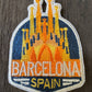 Barcelona Travel Embroidered Patch