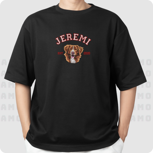 Custom Embroidered Pet T shirt