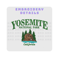 Yosemite National Park California Embroidered Sweater, photo 2