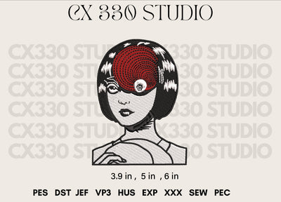 Uzumaki embroidery file