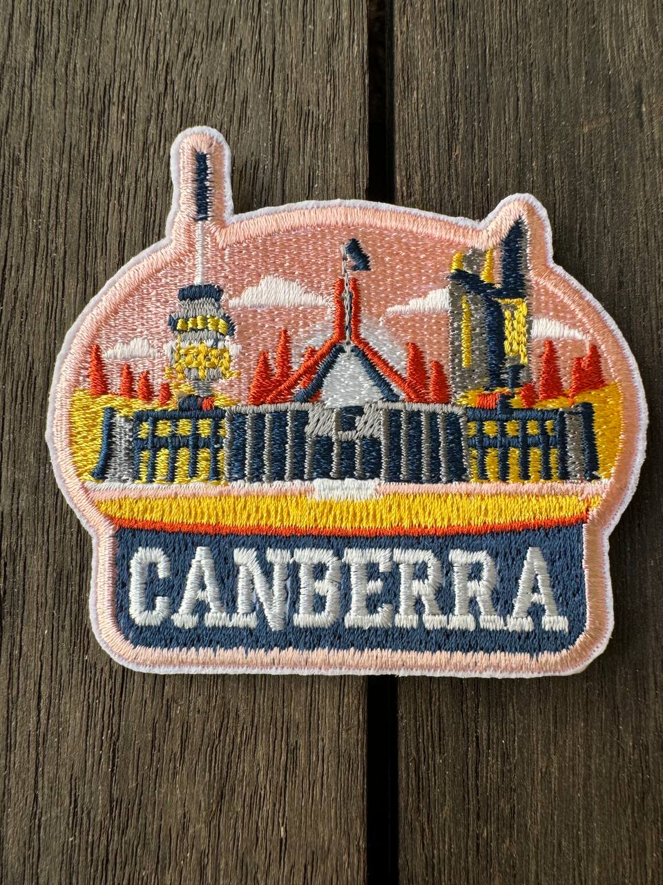 Canberra Travel Embroidered Patch