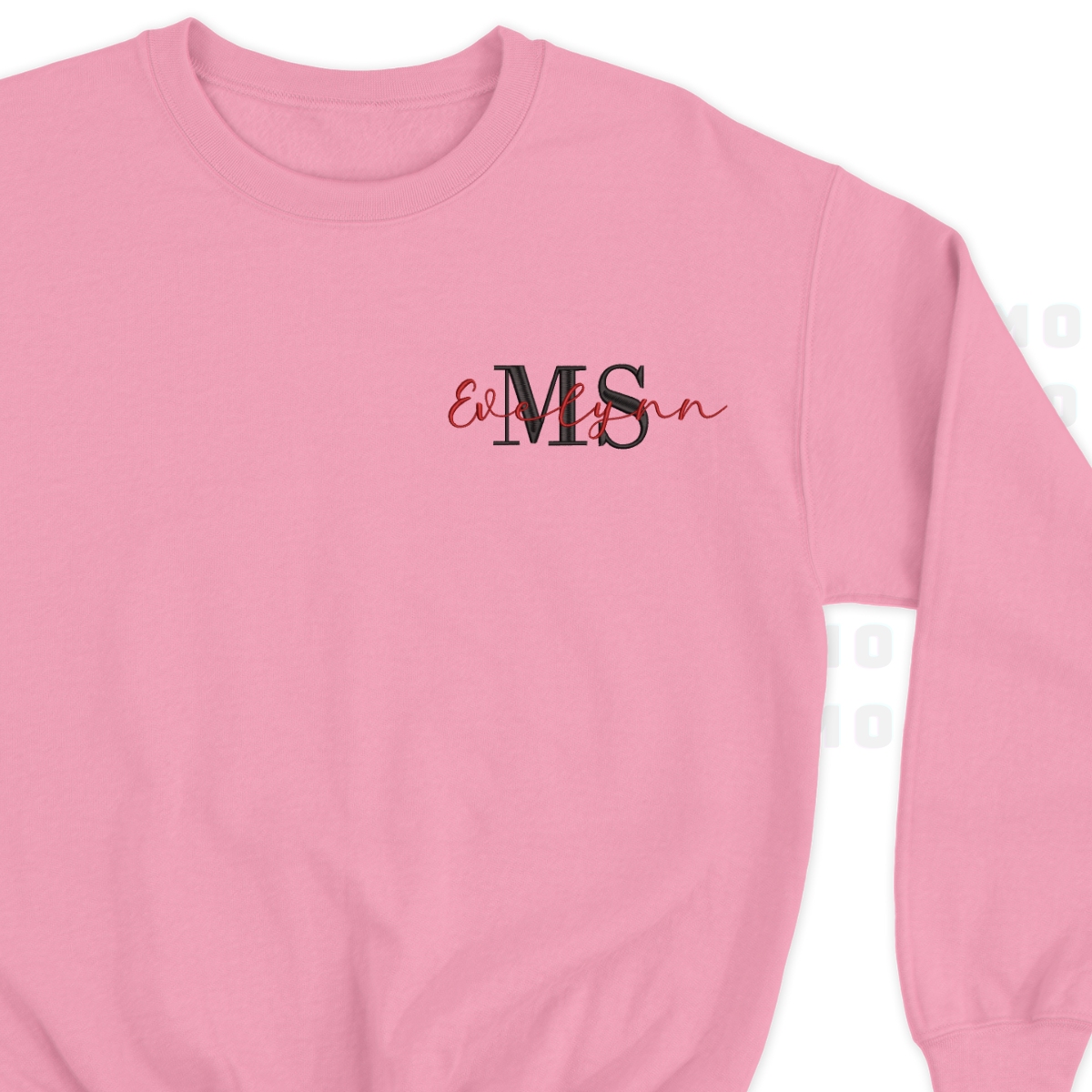 Custom Mrs. sweatshirt as bridal shower gift