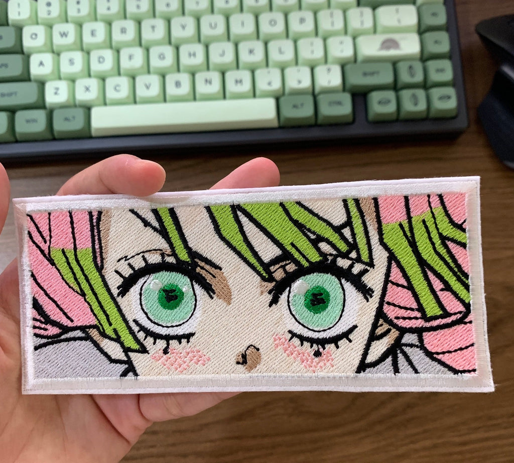 Demon Slayer Mitsuri patch close-up