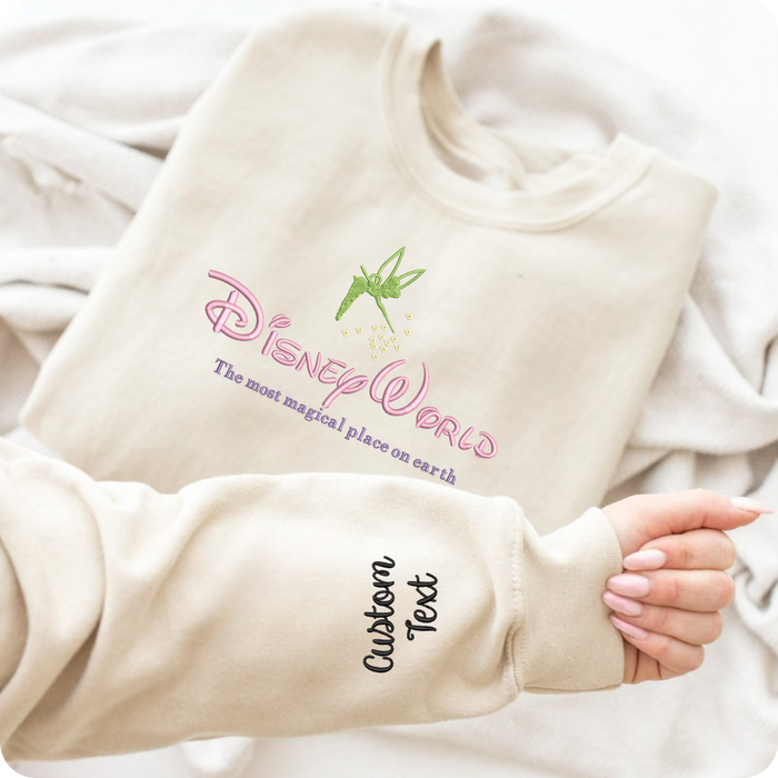 Disney Embroidered Sweatshirt – Disneyworld The Most Magical Place On Earth