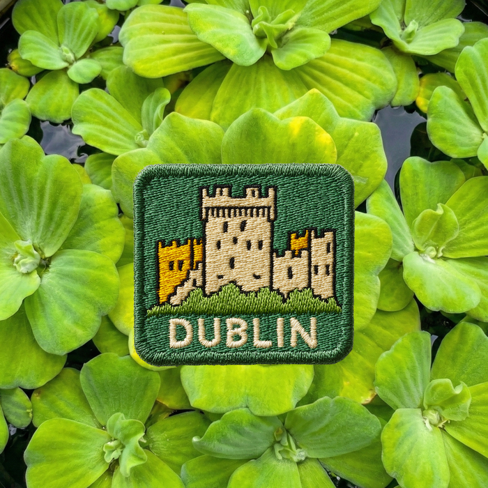 Dublin Embroidery Patch – 3 Inch Castle Travel Souvenir Badge