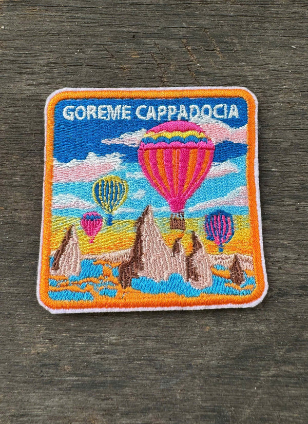 Cappadocia Turkey Travel Patch Embroidered Iron on Sew Badge Souvenir Flag City Country