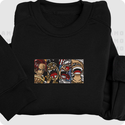 Four Emperors One Piece Embroidered Sweater