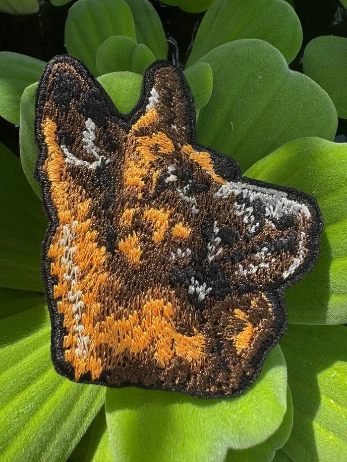 German Shepherd Patch: Embroidered Dog Appliqué (3x2.24 inch)