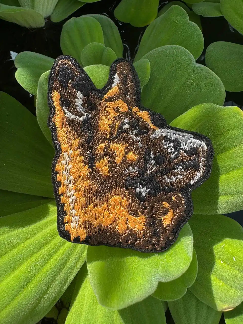 German Shepherd sew on patch realistic dog embroidery