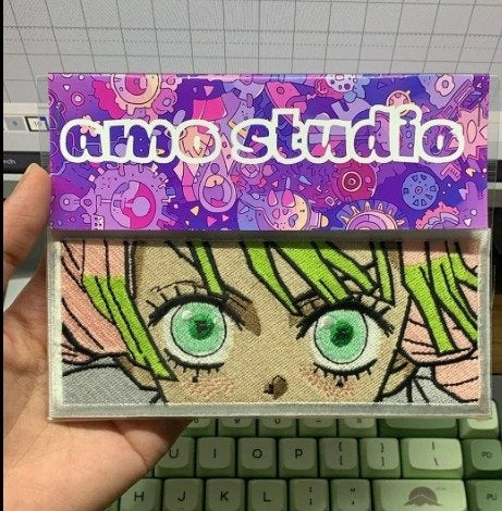High-quality embroidered patch with customer design