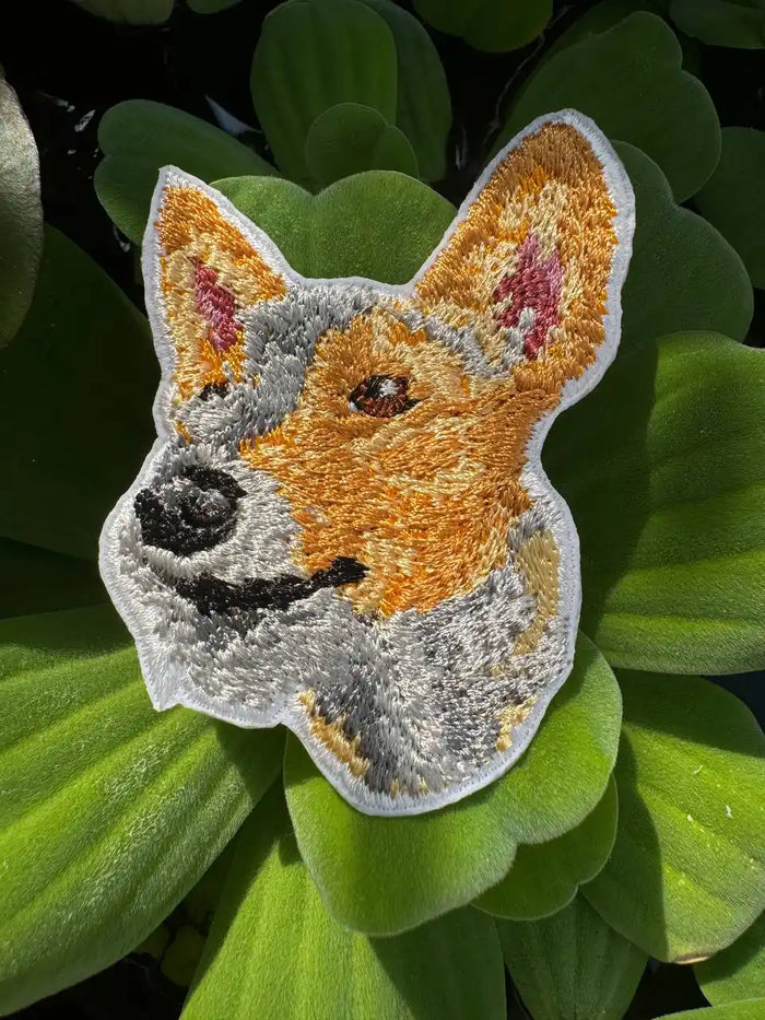Portuguese Podengo Dog Portrait Patch Embroidered Patch – Iron On / Sew On 🧵