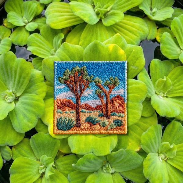 Joshua Trees Desert Embroidery Patch – 3 Inch
