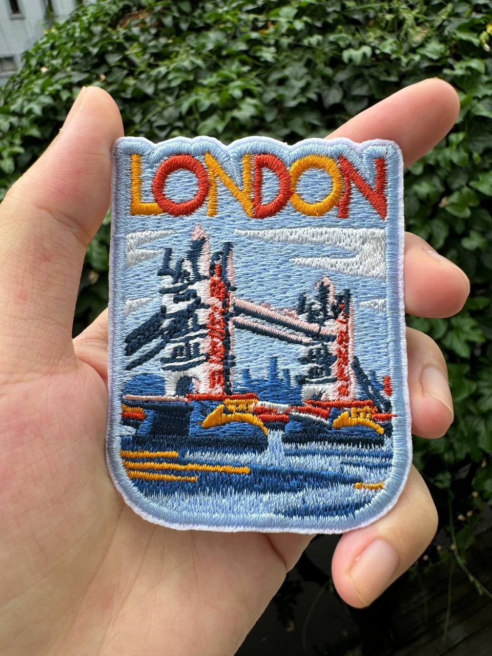 London Travel Embroidered Patch
