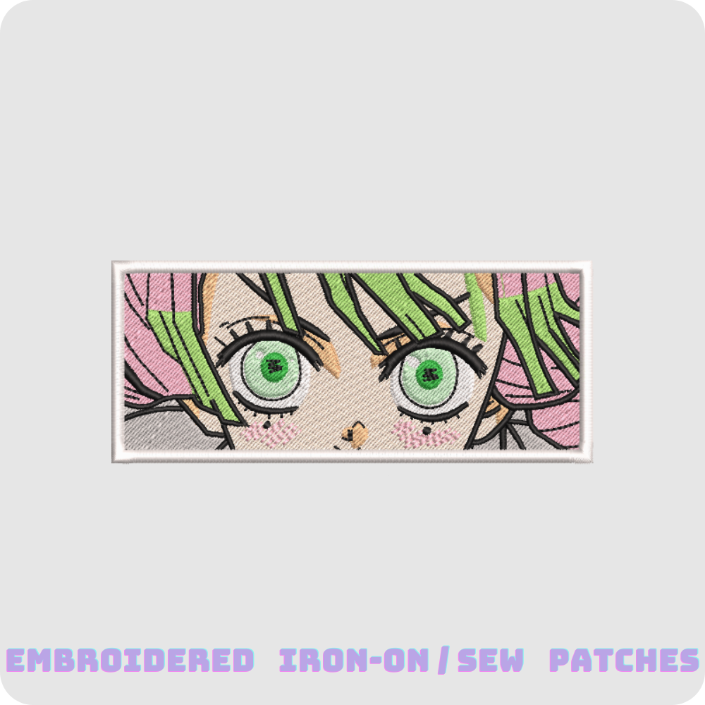 Mitsuri Kanroji embroidered anime patch