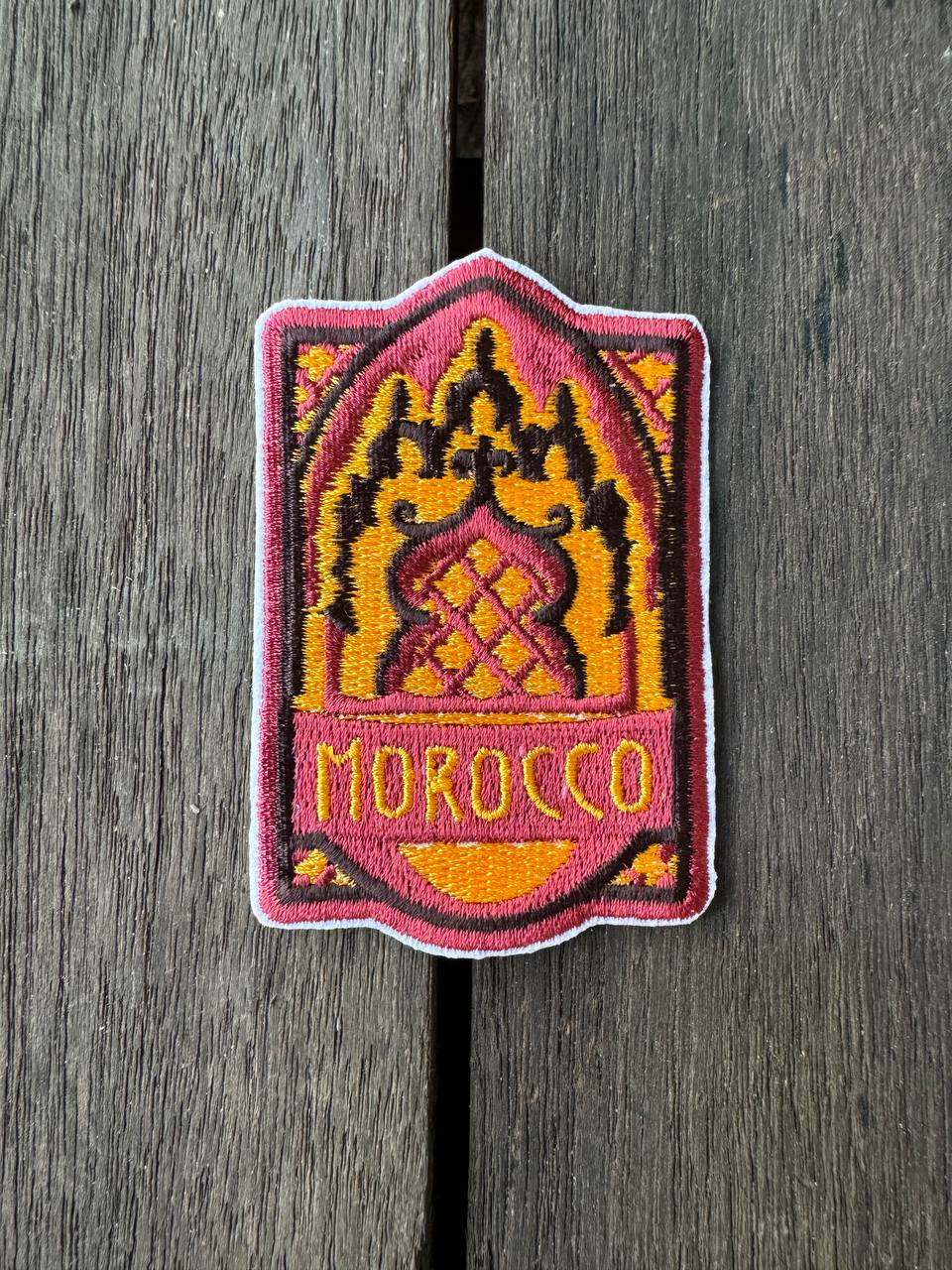 Morocco Travel Embroidered Patch