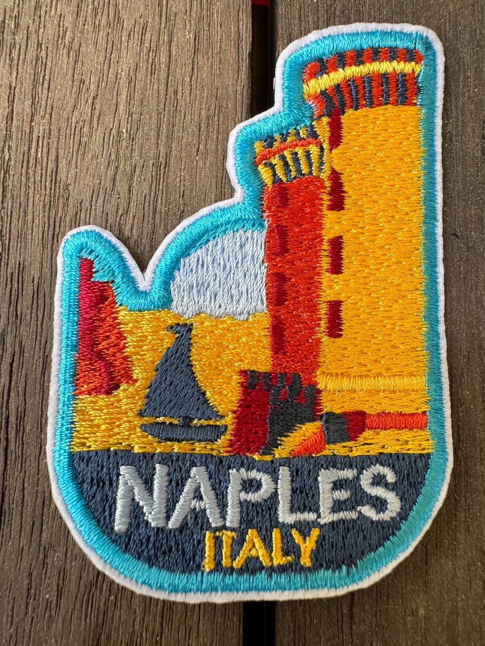 Naples Italy Travel Embroidered Patch