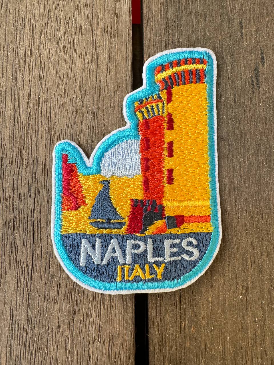 Naples Italy Travel Embroidered Patch