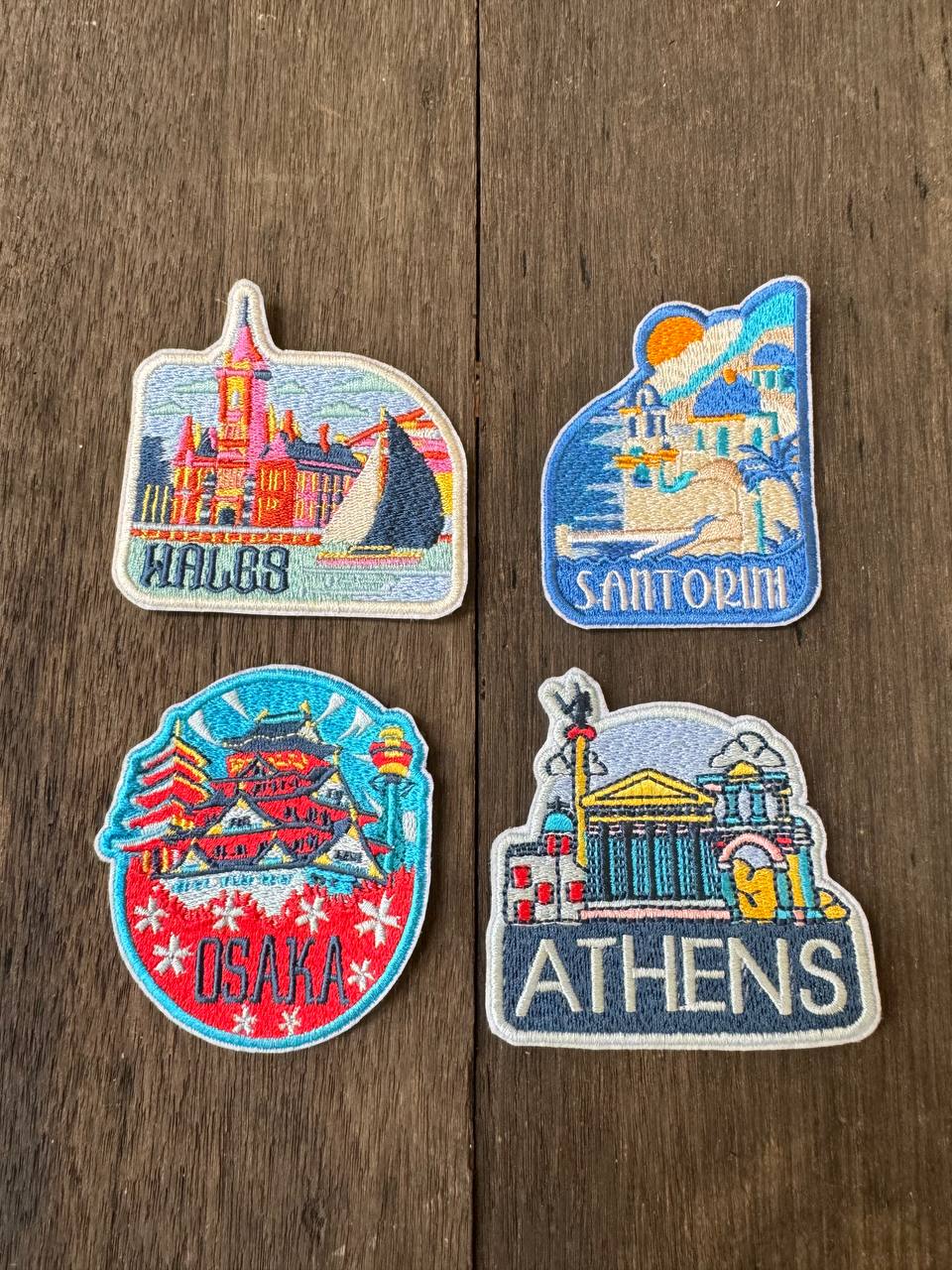 Osaka Japan Embroidered Travel Patch: Iron-On/Sew-On Applique for Flags, Backpacks & Souvenirs