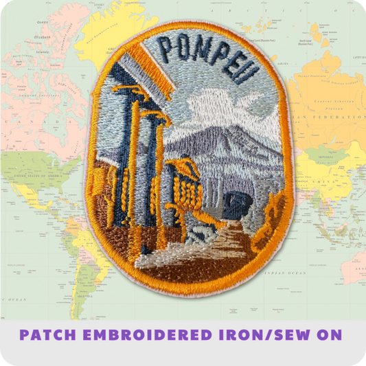 Pompeii, Italy Travel Embroidered Patch
