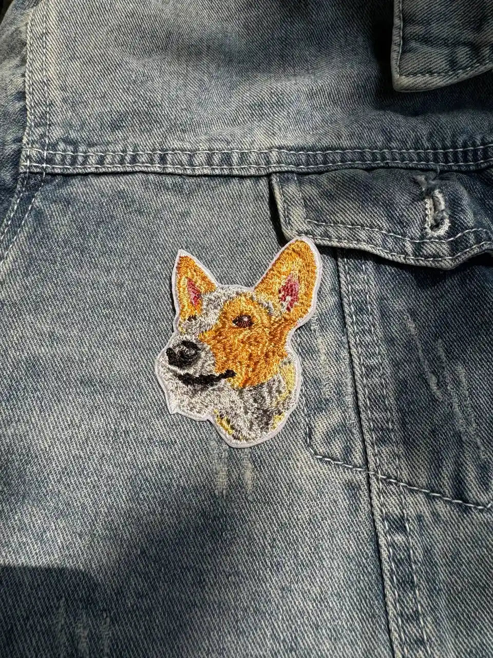 Portuguese Podengo dog embroidered patch