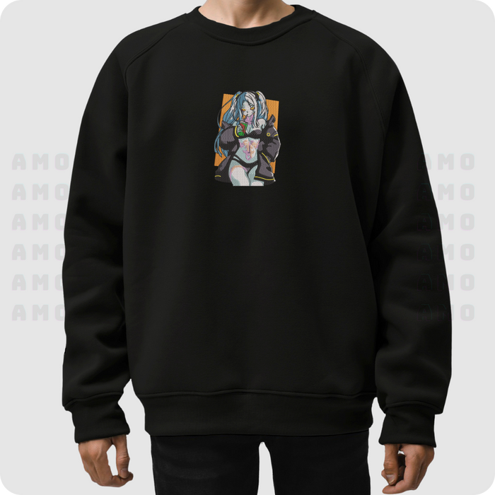 Rebecca Cyberpunk Embroidered Sweater