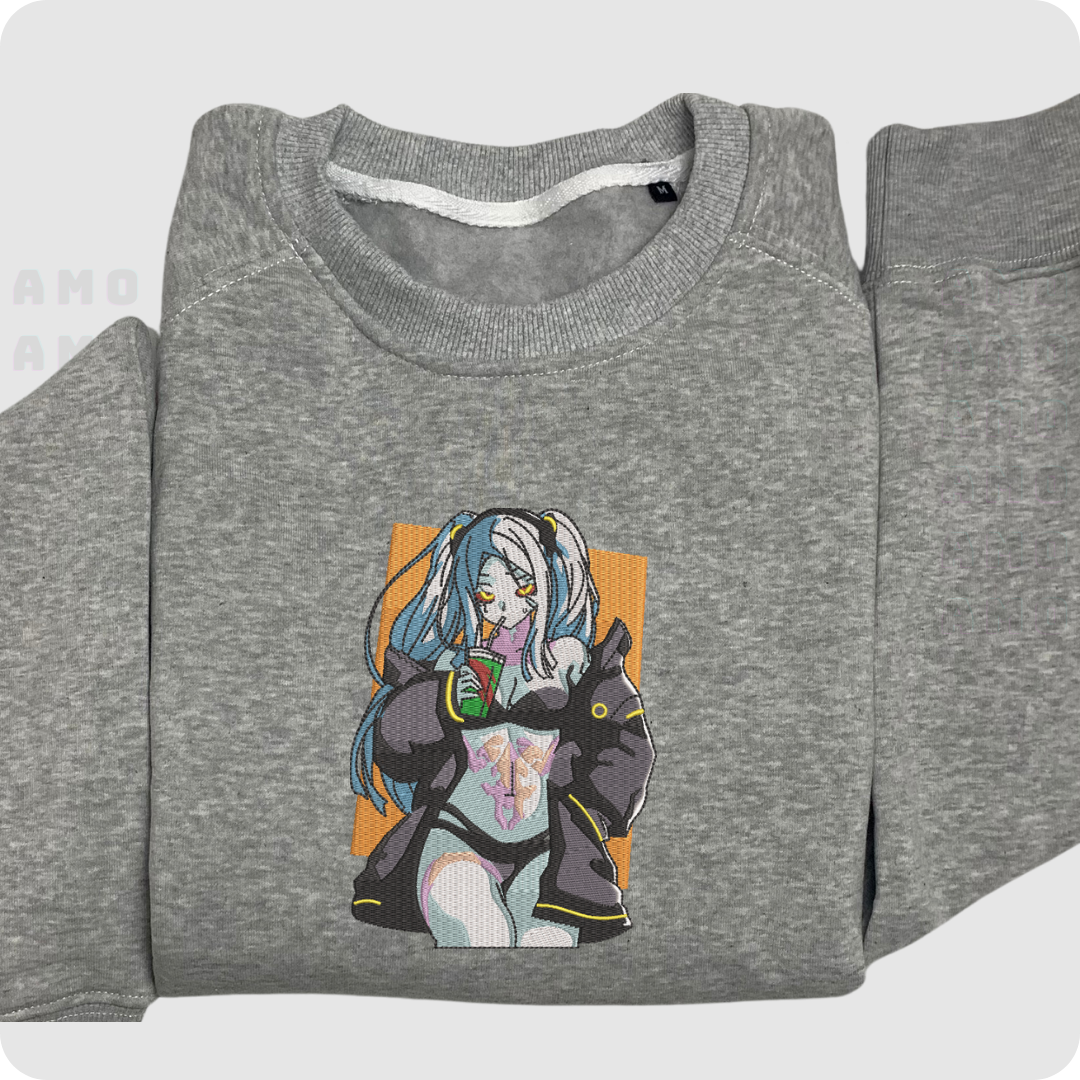 Rebecca Cyberpunk Embroidered Sweater