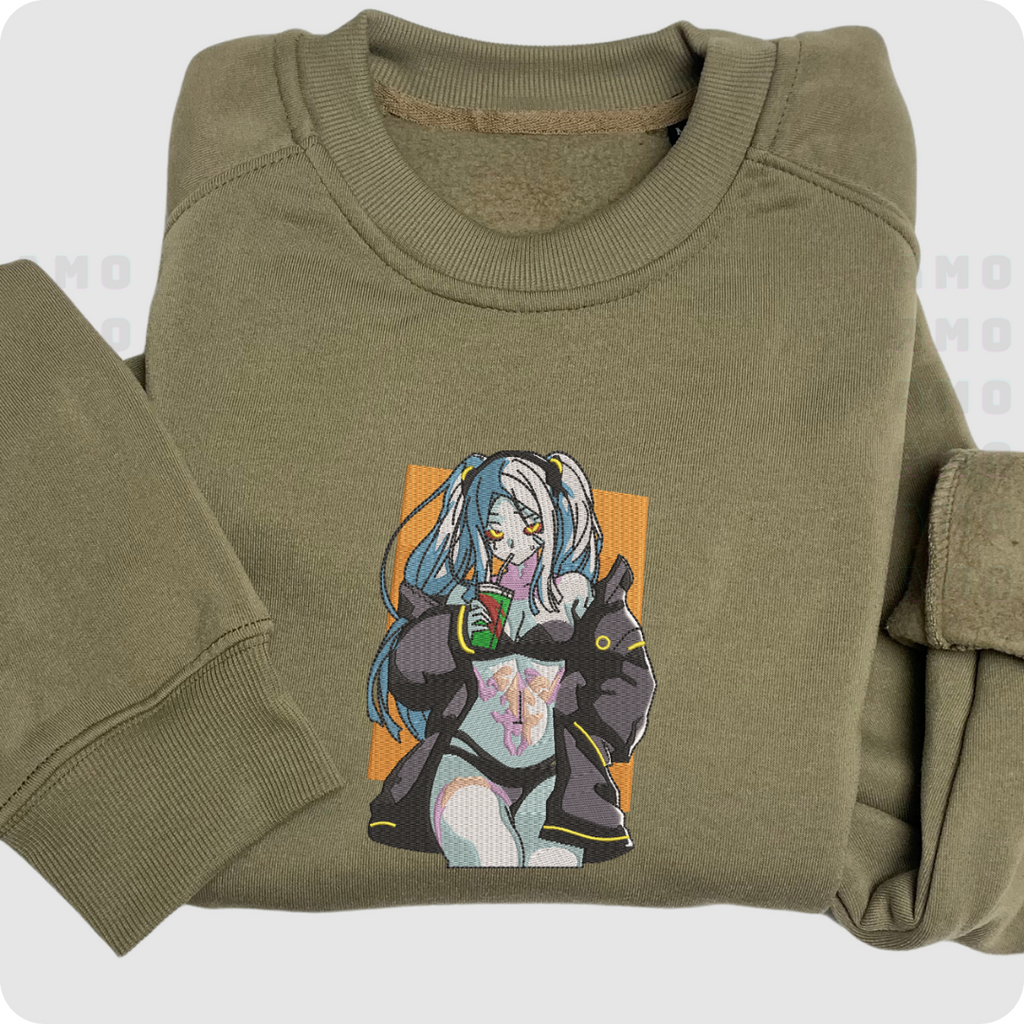Rebecca Cyberpunk Embroidered Sweater