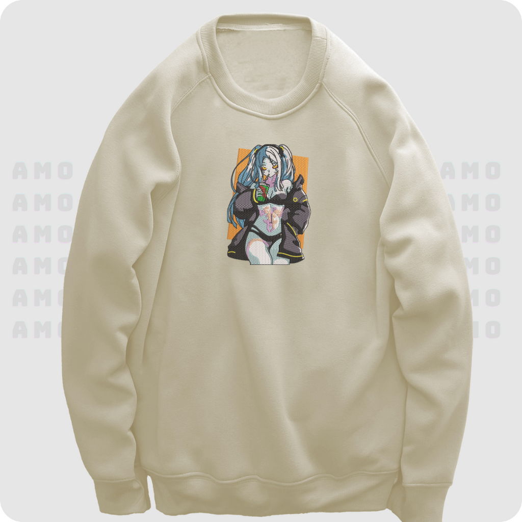 Rebecca Cyberpunk Embroidered Sweater