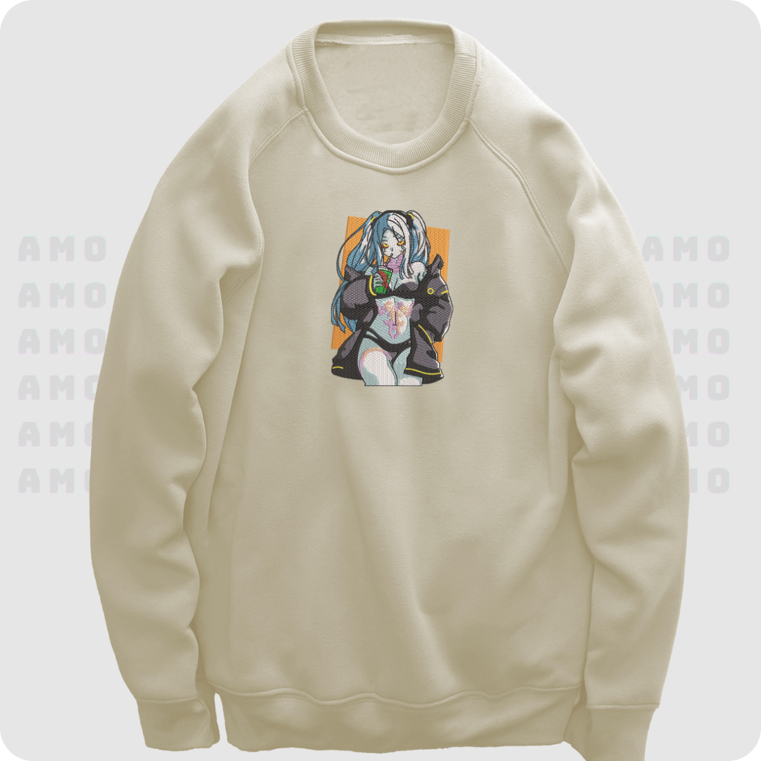 Rebecca Cyberpunk Embroidered Sweater