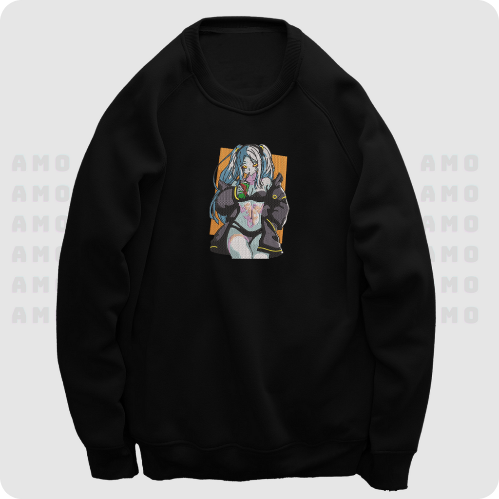 Rebecca Cyberpunk Embroidered Sweater