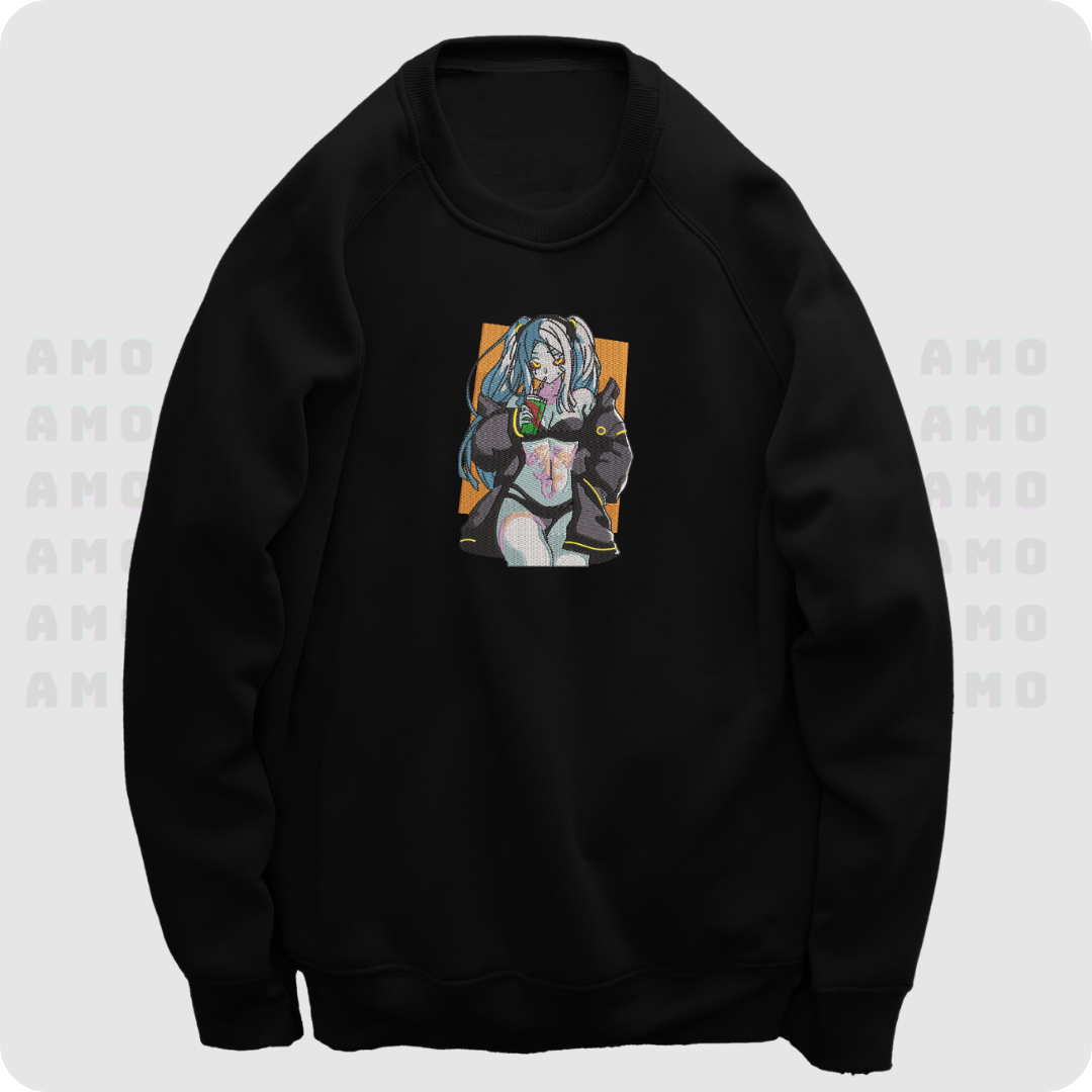 Rebecca Cyberpunk Embroidered Sweater