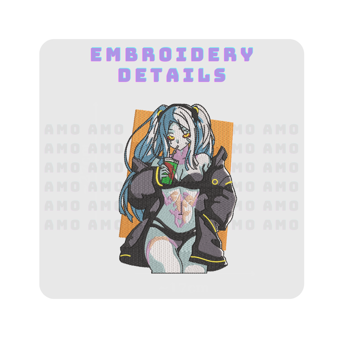 Rebecca Cyberpunk Embroidered Sweater