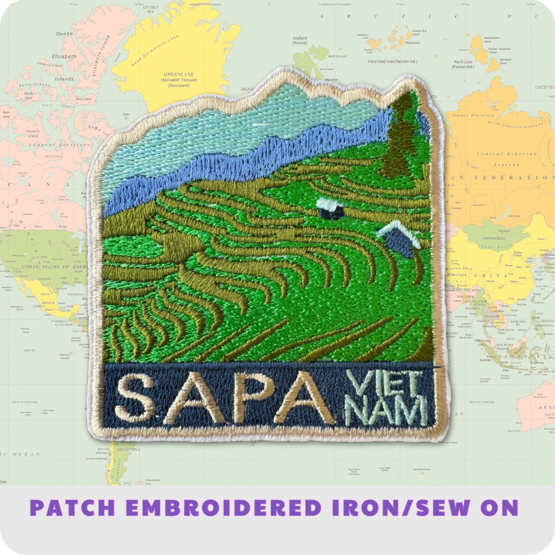 SAPA Viet Nam Travel Embroidered Patch
