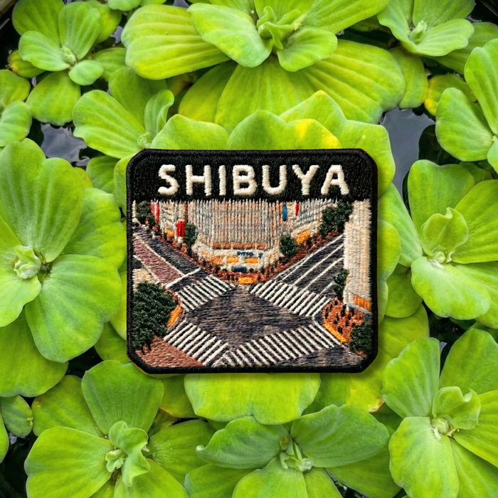 Shibuya Crossing Patch: Embroidered Tokyo Travel Souvenir Appliqué 3