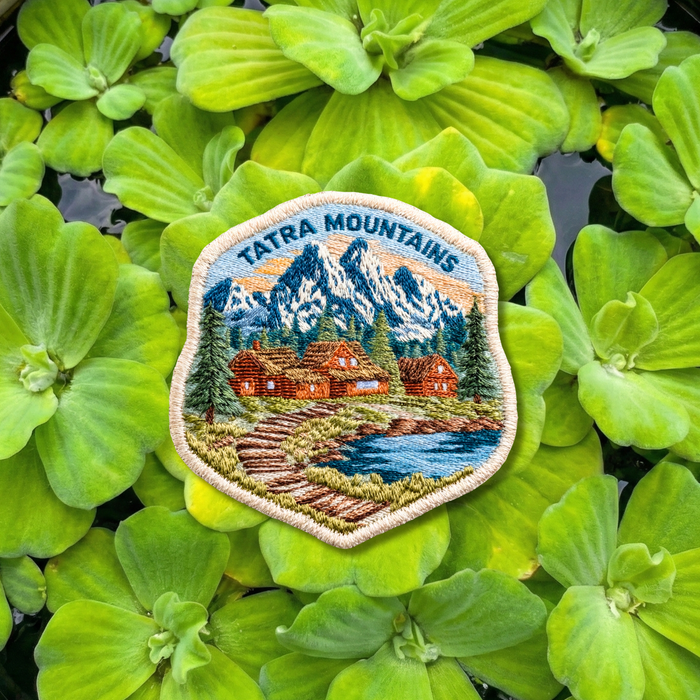 Tatra Mountains Patch: Poland Slovakia Hiking Travel Souvenir (Iron-On)