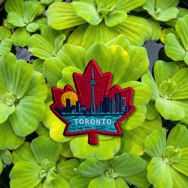 Toronto Maple Leaf Embroidered Travel Patch – Canada Souvenir Appliqué