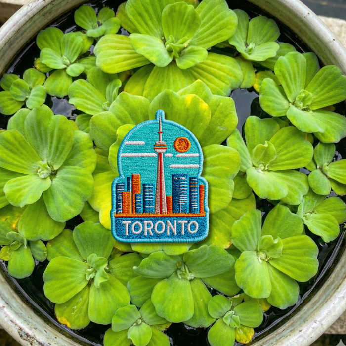 Toronto Embroidery Patch – 3 Inch Skyline CN Tower Travel Souvenir Badge