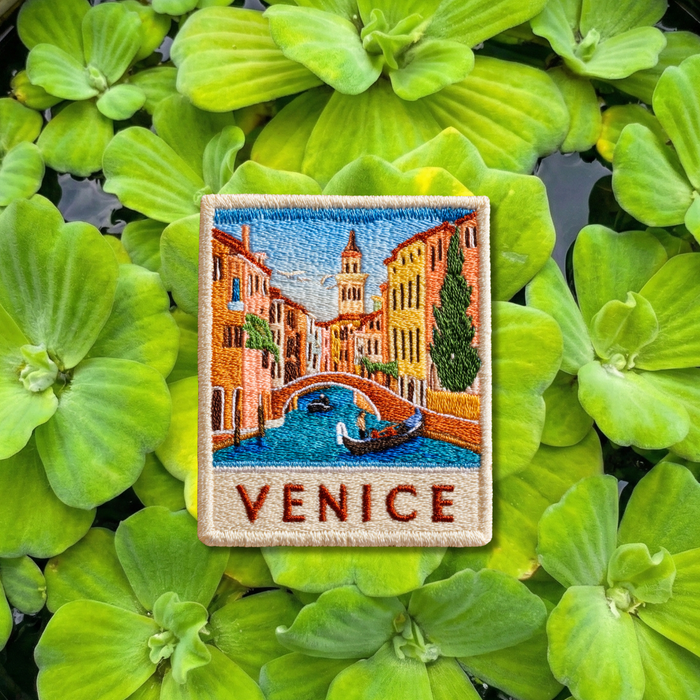 Venice Italy 2 Embroidered Patch – Iron-On Travel Souvenir Appliqué