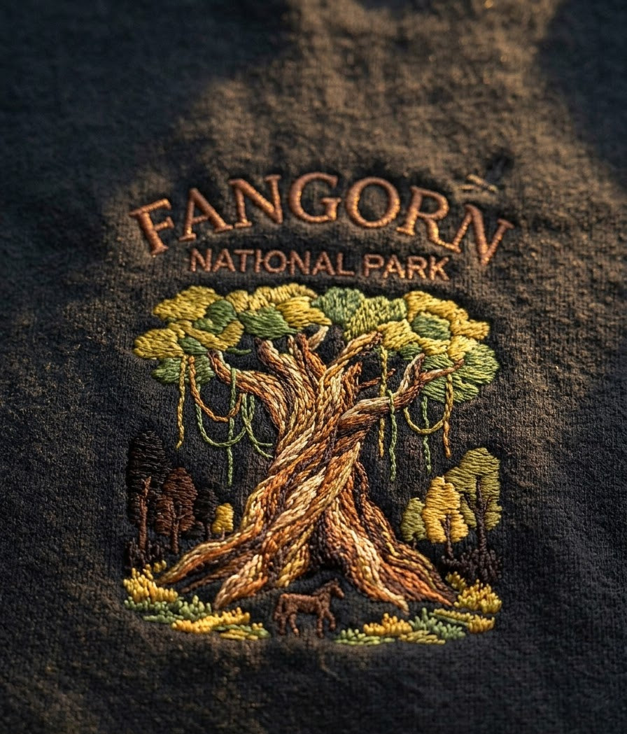 Fangorn National Park Embroidered Sweatshirt – Perfect for Fantasy Fans - photo 3